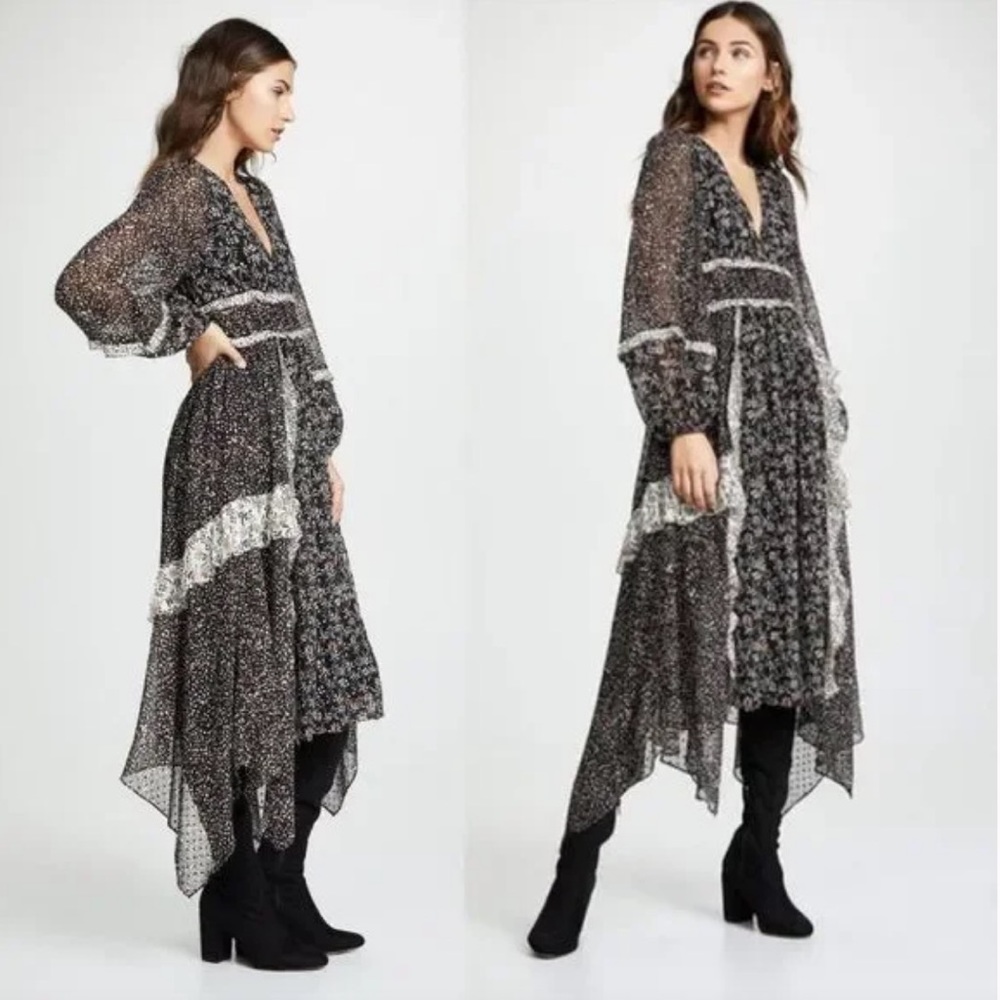 Ulla Johnson Silk Boho Dress/ Daisy Jones Stevie Nicks